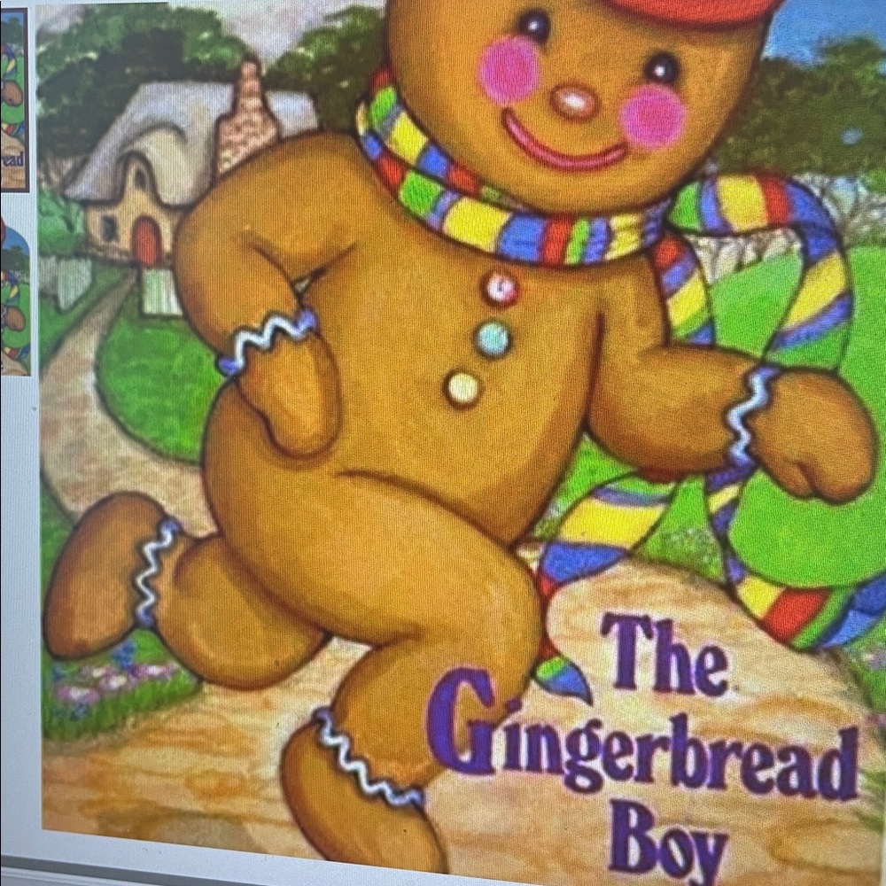 VTG The Gingerbread Boy; Pudgy Pals - board book, Kathy Wilburn